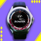 Brand New Hyundai Sonata Logo Custom Leather Watch