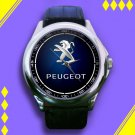 Brand New Peugeot Logo Custom Leather Watch