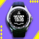 Brand New Fall Out Boy Band Logo Custom Leather Watch