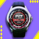 Brand New SVT Cobra Car Logo Custom Leather Watch