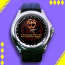 Brand New The Hunger Games Mockingjay Part 2 Movie Logo Custom Leather Watch