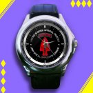 Brand New US Army Special Forces Airbone Logo Custom Leather Watch