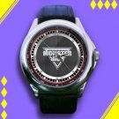 Brand New Monster Jam Logo Custom Leather Watch