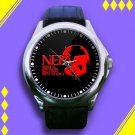 Brand New NERV Organitation Logo Custom Leather Watch