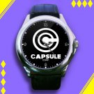 Brand New Capsule Corporation Logo Custom Leather Watch