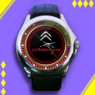 Brand New Citroen Sport Car Logo Custom Leather Watch