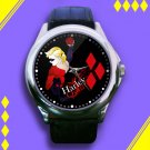 Brand New Harley Quinn Pose Custom Leather Watch