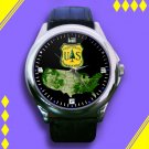 Brand New U.S. Forest Service Logo Custom Leather Watch