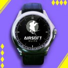 Brand New Airsoft Elite Custom Leather Watch