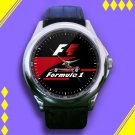 Brand New Formula One Logo Custom Leather Watch