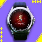 Brand New Liverpool FC Logo Custom Leather Watch