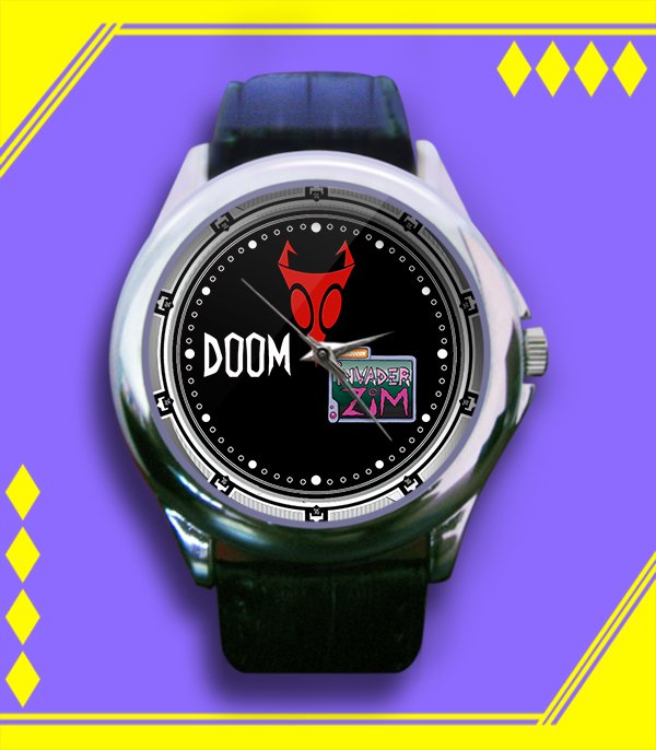 Brand New Gir Invader Zim Custom Leather Watch
