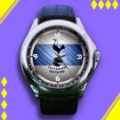 Brand New Tottenham FC Logo Custom Leather Watch