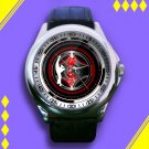 Brand New Kyokushin Kai Masutatsu Oyama Karate Dojo Logo Custom Leather Watch