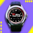 Brand New Abu Garcia Reels Logo Custom Leather Watch
