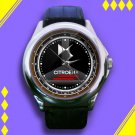 Brand New Citroen DS Logo Custom Leather Watch