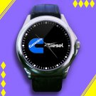 Brand New Cummins Diesel Generator Engine Logo Custom Leather Watch