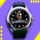 Brand New David Brown Tractor Logo Custom Leather Watch