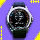 Brand New Ford Bullitt Logo Custom Leather Watch