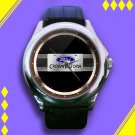 Brand New Ford Crown Victoria Classic American Car Logo Custom Leather Watch