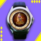 Brand New Tangled Disney Movie Logo Custom Leather Watch