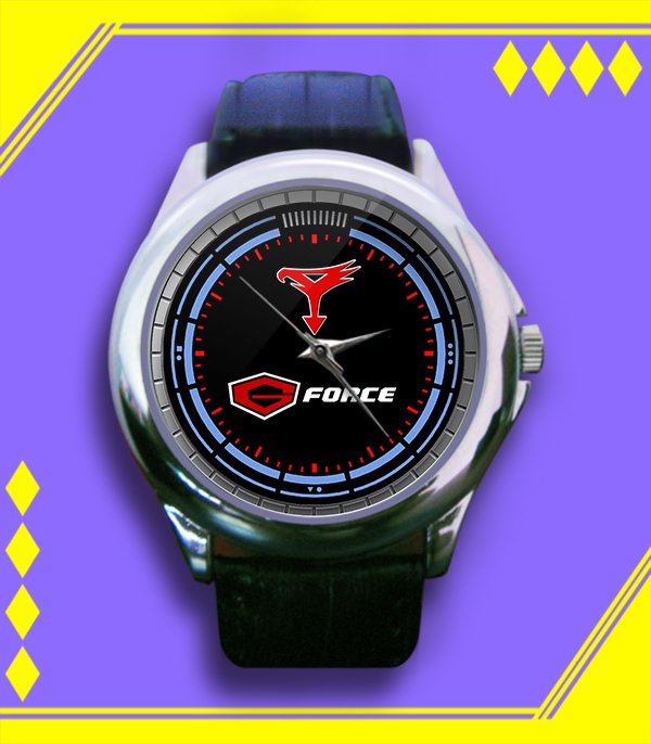 Brand New G Force Anime Logo Custom Leather Watch