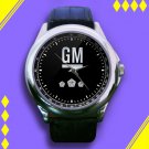 Brand New General Motors GM Automotive Car Custom Leather Watch