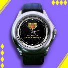 Brand New Honda Goldwing Motorcycle Logo Custom Leather Watch