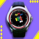 Brand New International Taekwondo Federation Logo Custom Leather Watch