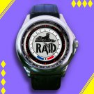 Brand New Raid Police National Logo Custom Leather Watch