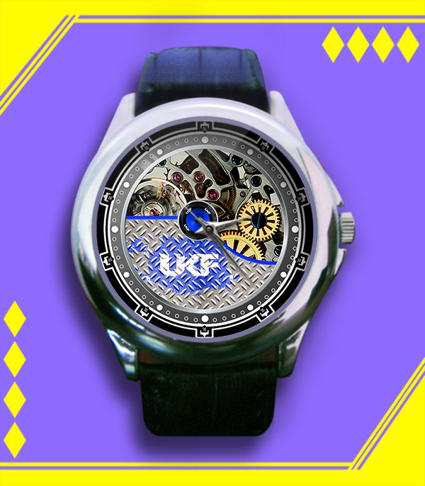 Brand New UKF Dubstep Logo Custom Leather Watch
