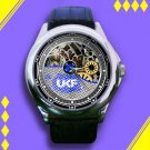 Brand New UKF Dubstep Logo Custom Leather Watch