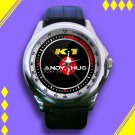 Brand New Kyokushin Tribute to Andy Hug K-1 Logo Custom Leather Watch