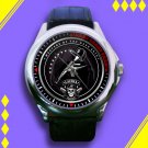 Brand New La Coka Nostra Logo Custom Leather Watch