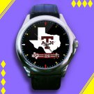 Brand New NCAA Texas A&M Logo Custom Leather Watch