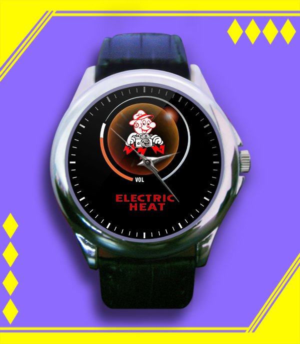 Brand New Reddy Kilowatt Logo Custom Leather Watch