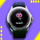 Brand New Talbot Car Logo Custom Leather Watch