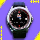 Brand New Chrysler 300C Emblem Logo Custom Leather Watch