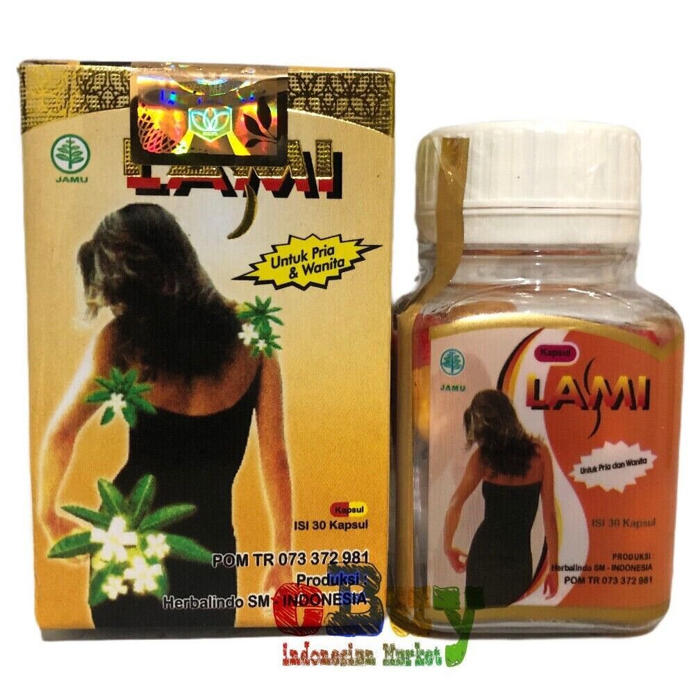 ORIGINAL 5 Box Lasmi Capsule Herb Slimming Body for Weight Loss Fat Burner Dietary Supplement