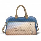 "Footprints In The Sand" Quilted Weekender Bag