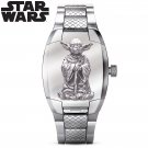 STAR WARS Glow-In-The-Dark Yoda Flip Cover Men's Watch