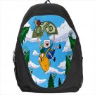 Adventure Time Cartoon Series AVT005 Canvas Backpack Bag Hiking School Bag