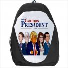 Our Cartoon President CP039 Canvas Backpack Bag Hiking School Bag
