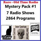 Mystery shows - 2864 classic radio shows  30's - 60's