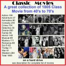 Classic Movies - 1805 Movie Collection 40's to 70's on a hard drive Classic Movies - 1805 Movie Collection 40's to 70's on a hard drive