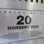 HAAS VECTOR SPINDLE DRIVE 20 HORSEPOWER 29-10071 REV.B 93-32-5559A 5559B
