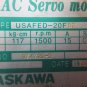 YASKAWA AC SERVO MOTOR USAFED-20F B2 974729-2  USAFED-20FB2 WARRANTY