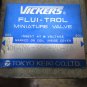 VICKERS FLUI-TROL MINATURE VALVE DG4M4-36C-20-JA TOKYO KEIKI EACH 1