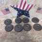 MORI SEIKI MV-40B CNC VERTICAL MILL LEVELING LEG LEGS PADS FEET BLOCK EACH 1