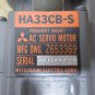MITSUBISHI AC SERVO MOTOR HA33CB-S Z653369 OSE 5K-6-12-0 TS 5146 N12 BKO-NC6214